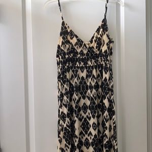 Loft Adjustable Strap Pattern Maxi Dress